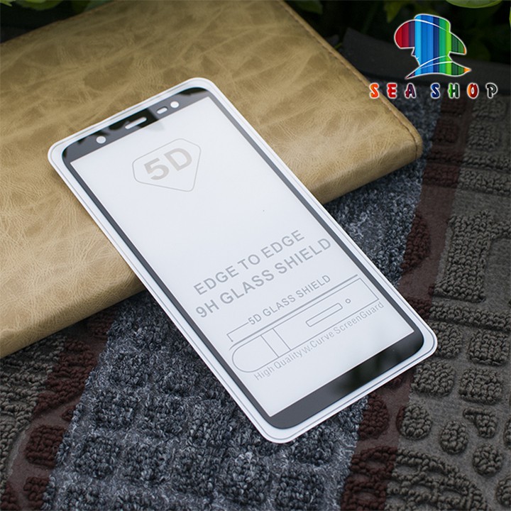 Bộ 2 kính cường lực 5D Samsung Galaxy J8 - 5D full màn hình / Kính cường lực Samsung J8 tràn màn hình