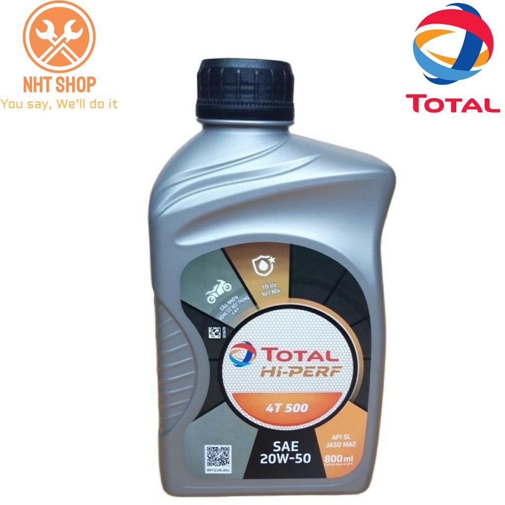 Dầu nhớt Total HI-PERF 4T SPECIAL 20W50 800ml – NHT Shop