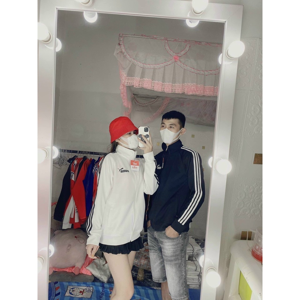 ẢNH THẬT ÁO KHOÁC PUMA UMI NAM NỮ FORM RỘNG