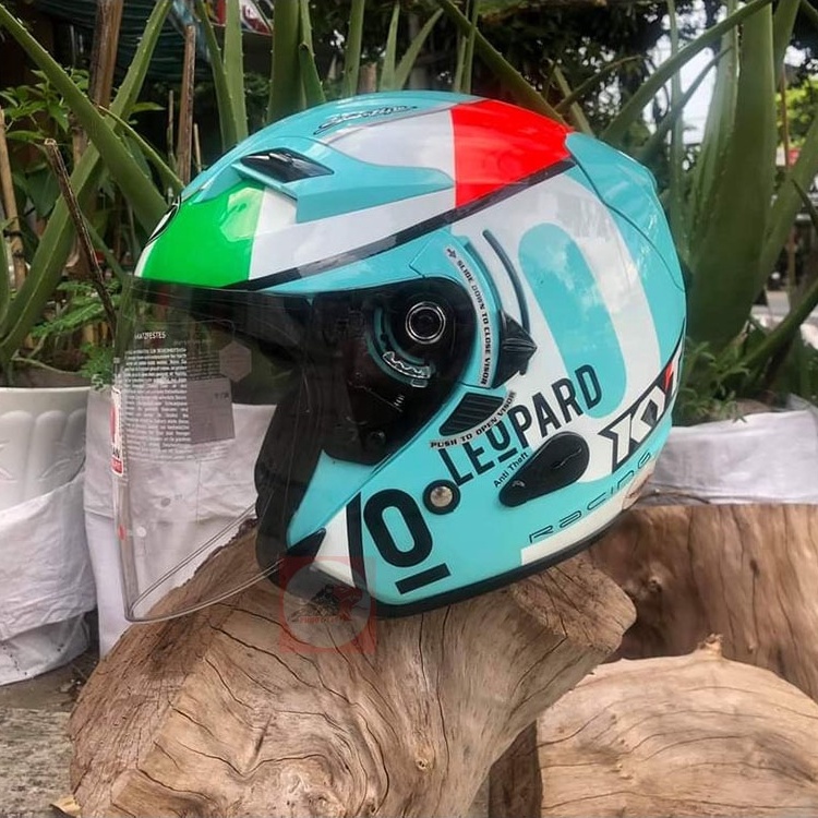 Mũ bảo hiểm 3/4 KYT Venom - 2 Kính