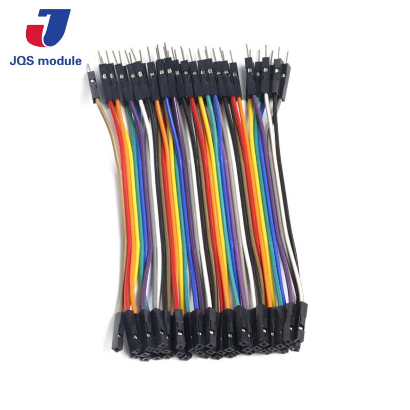 40 đoạn cáp nối đầu dương sang đầu âm 10cm 2.54mm 1pin 1p-1p dùng cho Arduino | BigBuy360 - bigbuy360.vn