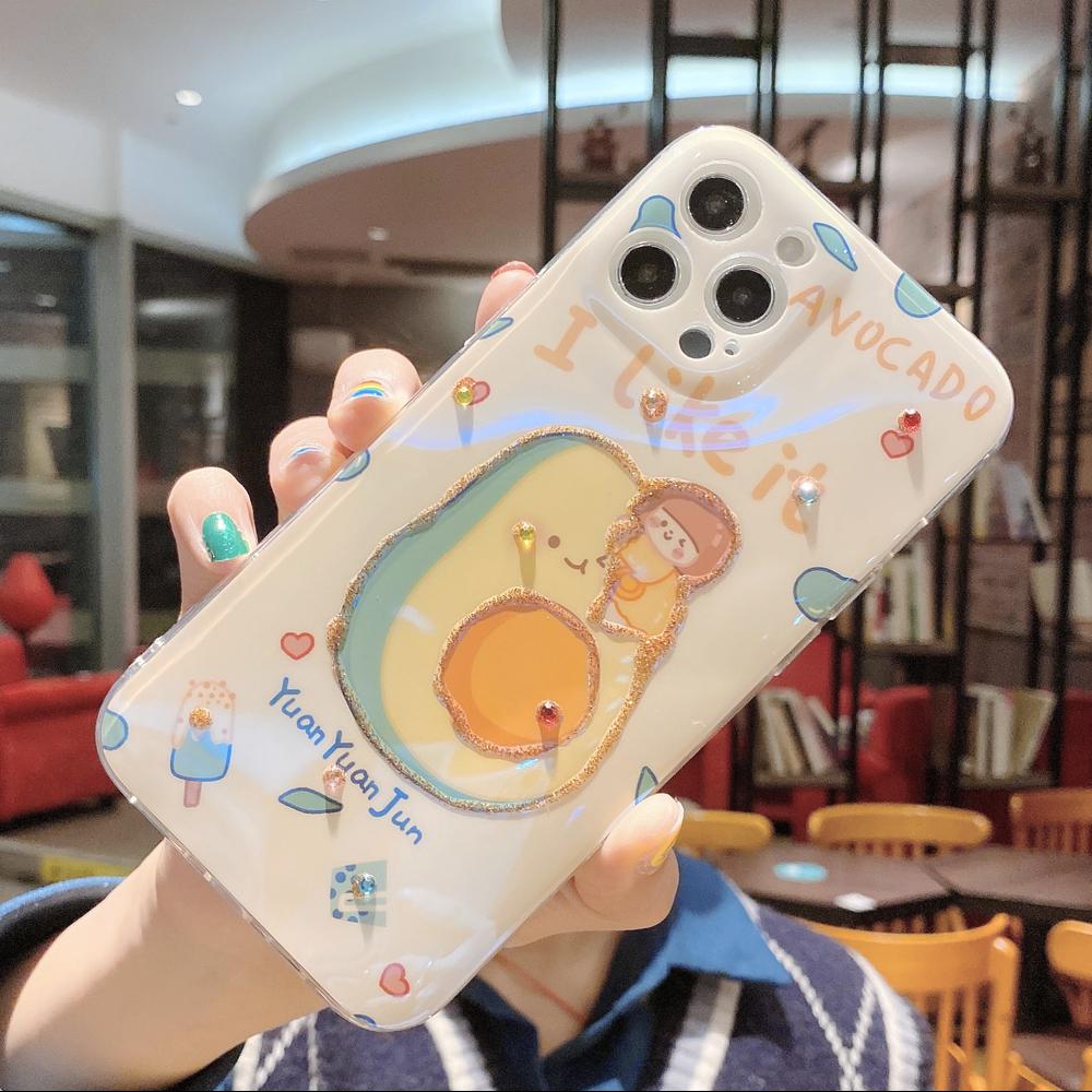 Samsung S21 Ultra A52 A72 A32 M02 A12 A02S A02 S20 Note 20 Ultra S21 S20 Plus S20FE Note 10 Plus Note10 Lite Edge Protector Case with Lens Protector Shockproof Case Cartoon Painting Case S21+ Case Girl