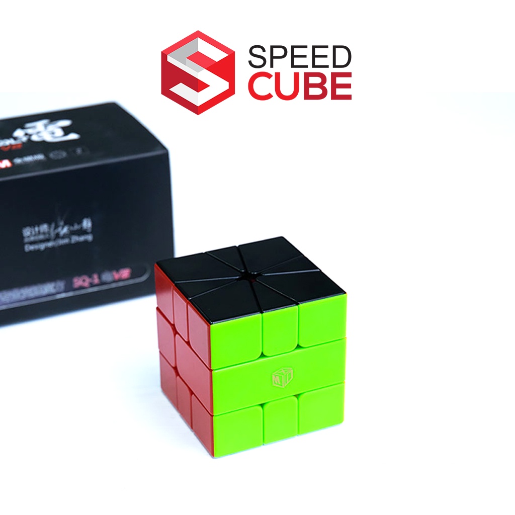 Rubik Biến Thể QiYi X-Man Volt V2 M Square-1/SQ-1 Bản Full Nam Châm Dòng Cao Cấp Rubik Biến Thể 6 Mặt