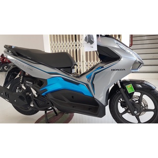 Tem Rời Dán Xe Air Blade 2021 Mẫu Zin Xám Xanh Cực Đẹp, Hàng 3 Lớp Chất Lượng Cao