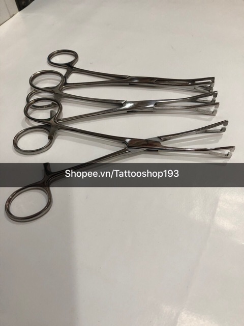 Bộ dụng cụ bấm khuyên 5 kìm:10 kim,10 khuyên