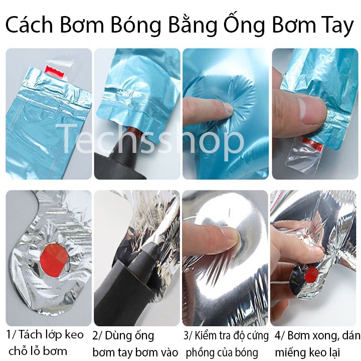 Bộ Trang Trí Sinh Nhật, Thôi Nôi Cho Các Bé - Mẫu Hình Xe Lửa Và Các Con Thú - Kèm Theo Keo Dán Và Bơm Tay