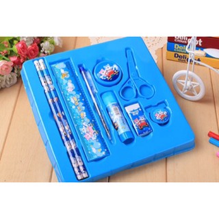 (Set 9 Món) Bộ Đồ Dùng Học Tập PINGKI Cho Bé