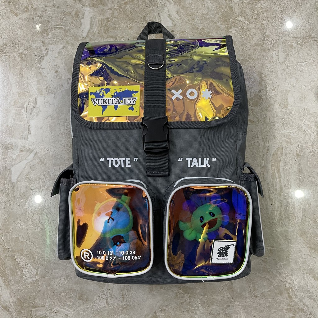 Balo Tote Talk VK backpack (chuẩn cao cấp 1-1) Vukita157