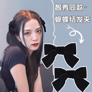 Kẹp Tóc Hình Nơ Màu Đen