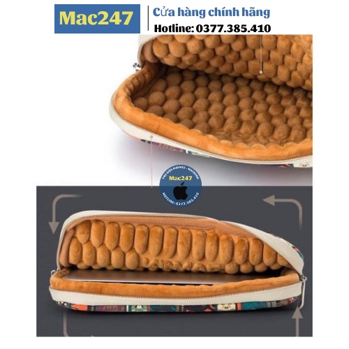 (Chính Hãng) Túi chống sốc KINMAC macbook laptop surface có quai xách-Chống sốc tốt-Không thấm nước