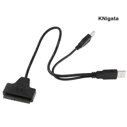 Cáp Chuyển Đổi Knigata Usb 2.0 Sang 2.5inch 22pin 7 + 15 Ata Sata 2.0 Hdd / Ssd