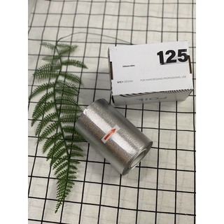 Giấy Bạc Làm Light, Uốn Tóc Con Sâu, Nhuộm Tóc Rộng 125mmx50m Chuyên Dụng Cho Salon