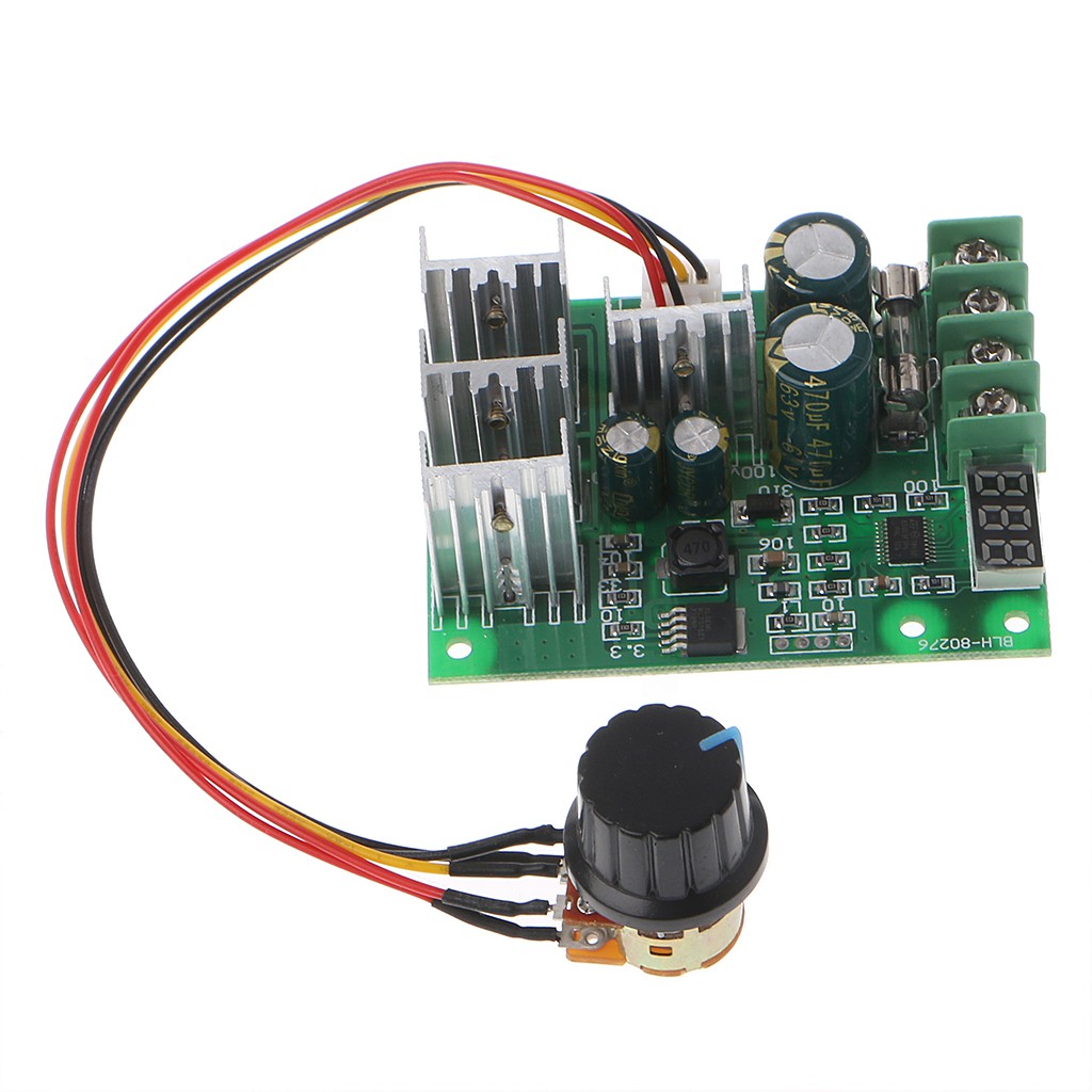 Mạch Điều Khiển Tốc Độ Động Cơ Pwm Dc 30A Màn Hình Hiển Thị 0 ~ 100 %