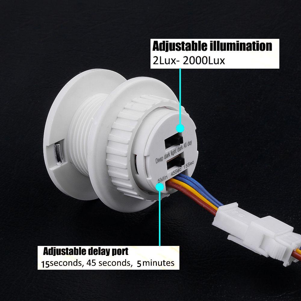 Công Tắc Đèn Cảm Biến Chuyển Động PIR 110V 220V