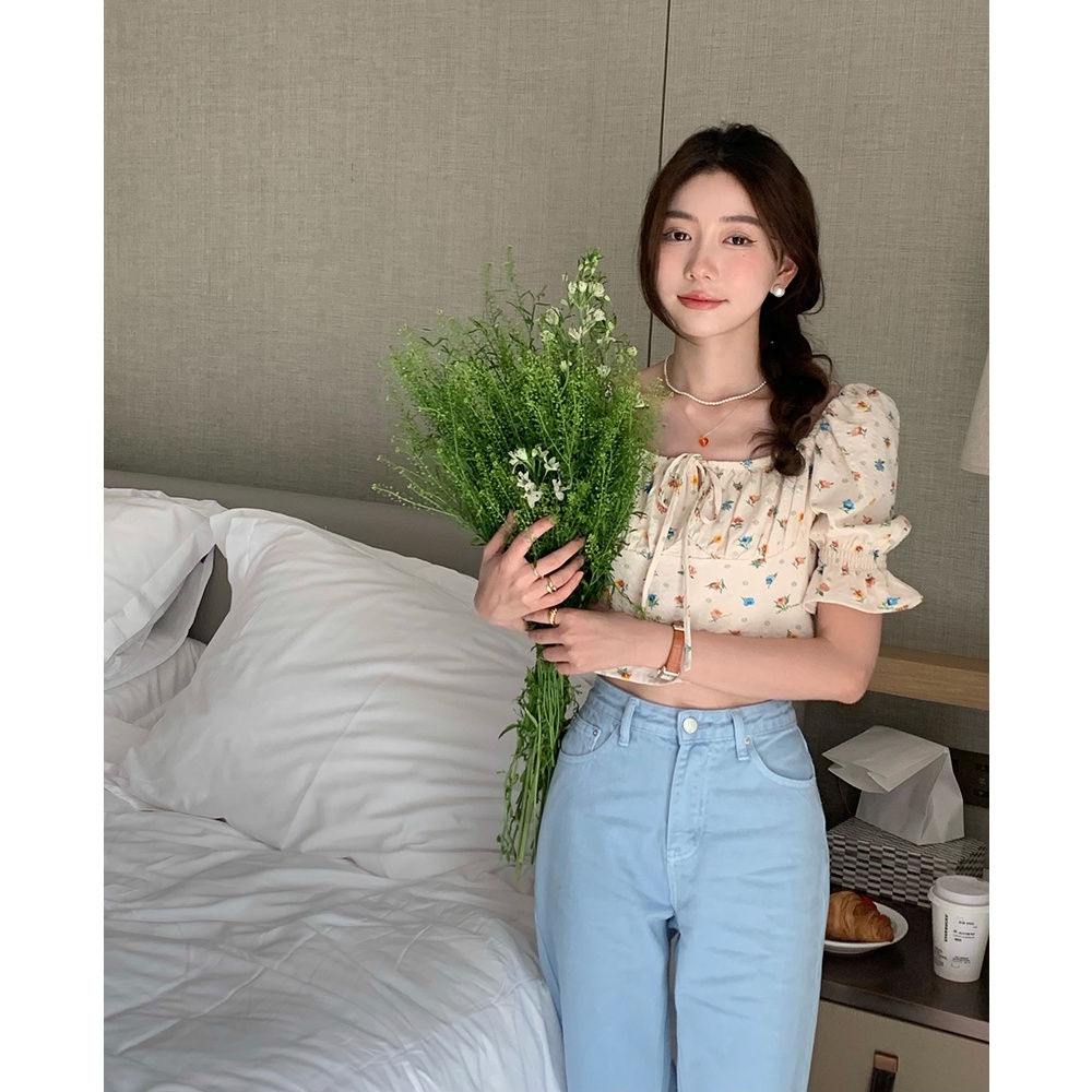 Áo Hoa Tay Loe Thiết Kế Thời Trang Dành Cho Nữ