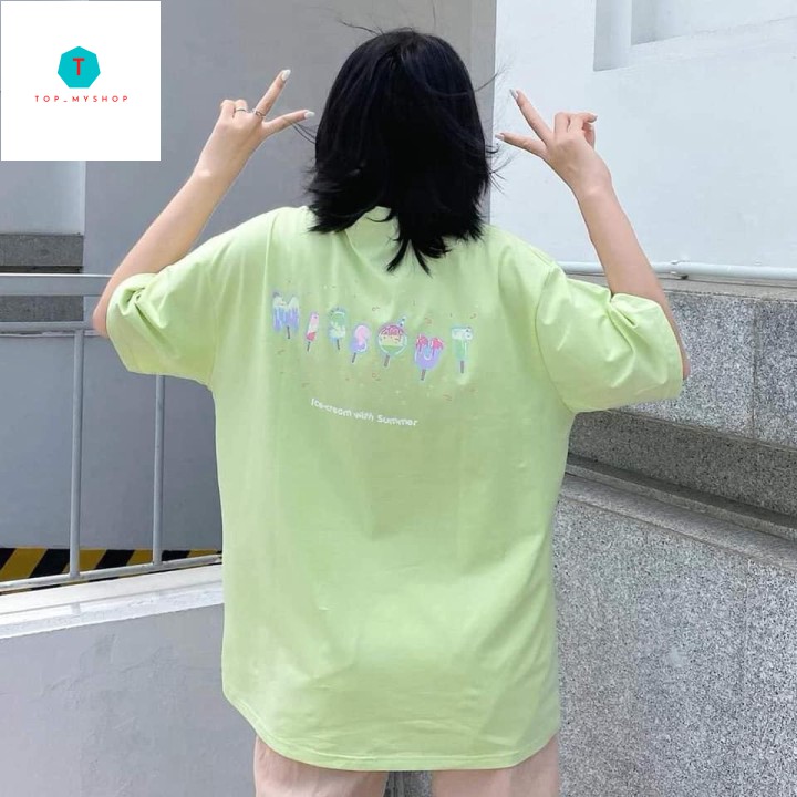 [Mã giảm] Áo thun tay lỡ freesize nữ phông form rộng dáng Unisex phong cách Ulzzang, mặc lớp, nhóm, cặp in chữ missout I