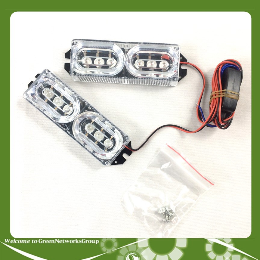Đèn led chớp biển số tuyệt đẹp 2 thanh 12 led