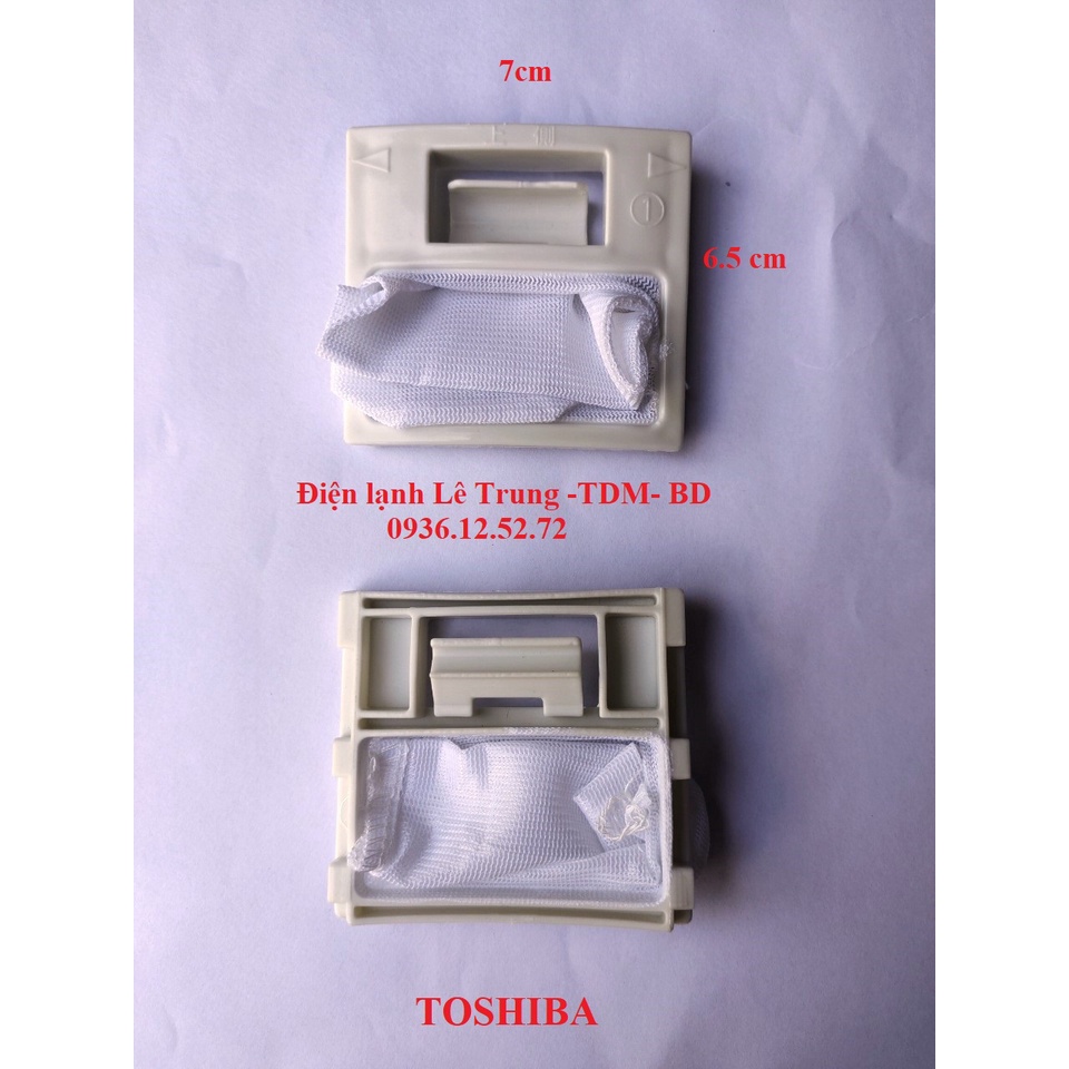 05. Lưới lọc máy giặt TOSHIBA 8kg (7.6 x 6.5 cm)
