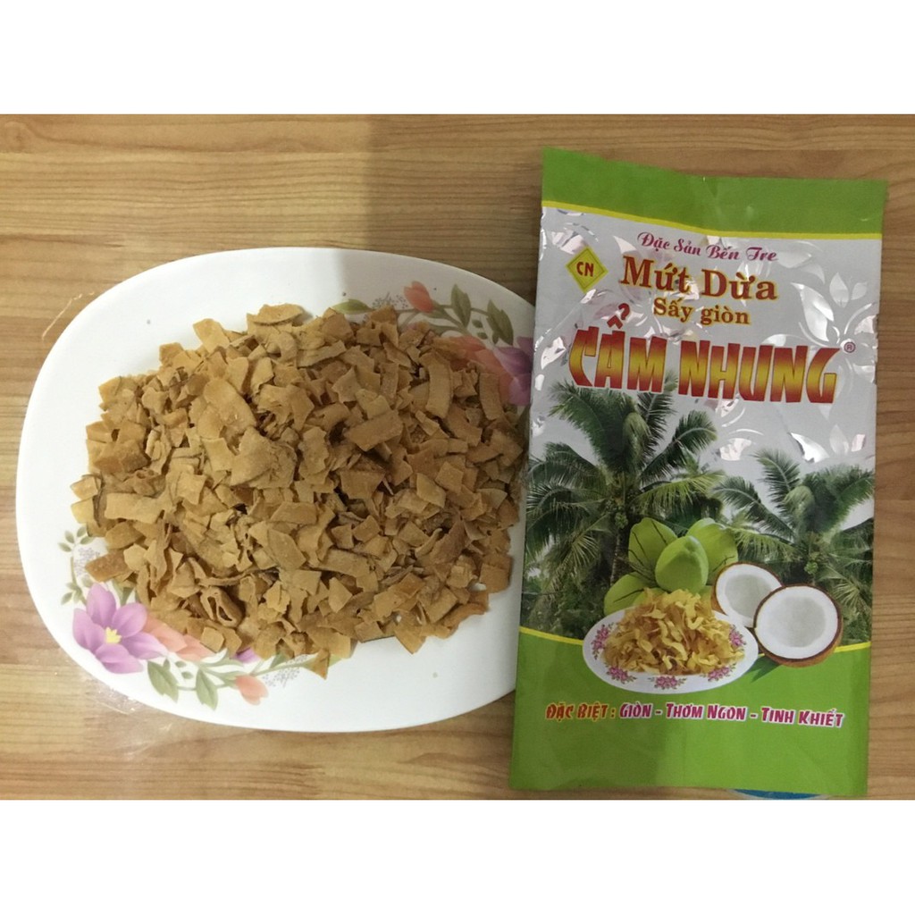Dừa Khô Cẩm Vân/ Cẩm Nhung 240gr - Giòn Ngon - Nấu Chè