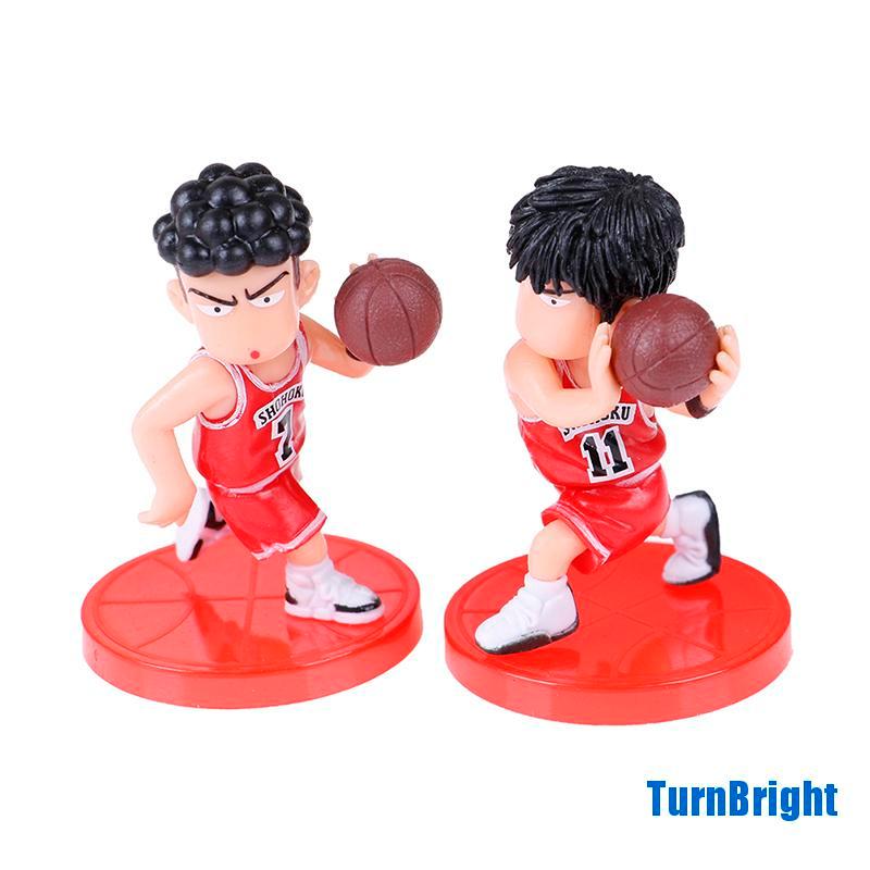 Set 5 Phụ Kiện Trang Trí Bánh Kem Hình Anime Slam Dunk Sakuragi Hanamichi