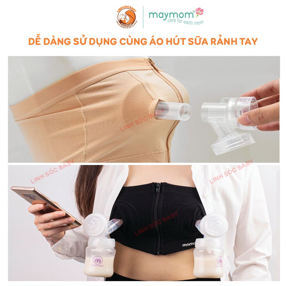 Cổ nối máy hút sữa Medela Pump, Swing đơn  | Tương thích phễu hút sữa Silicon Mama's Choice, Maymom