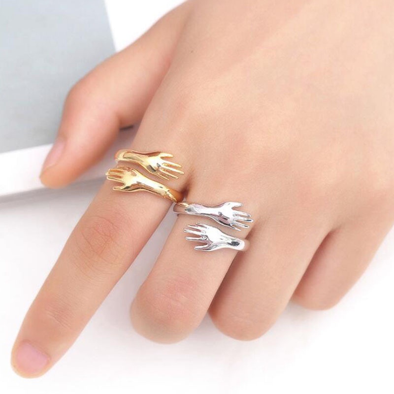 Nhẫn Hở Đơn Giản Ôm Tay Mới
