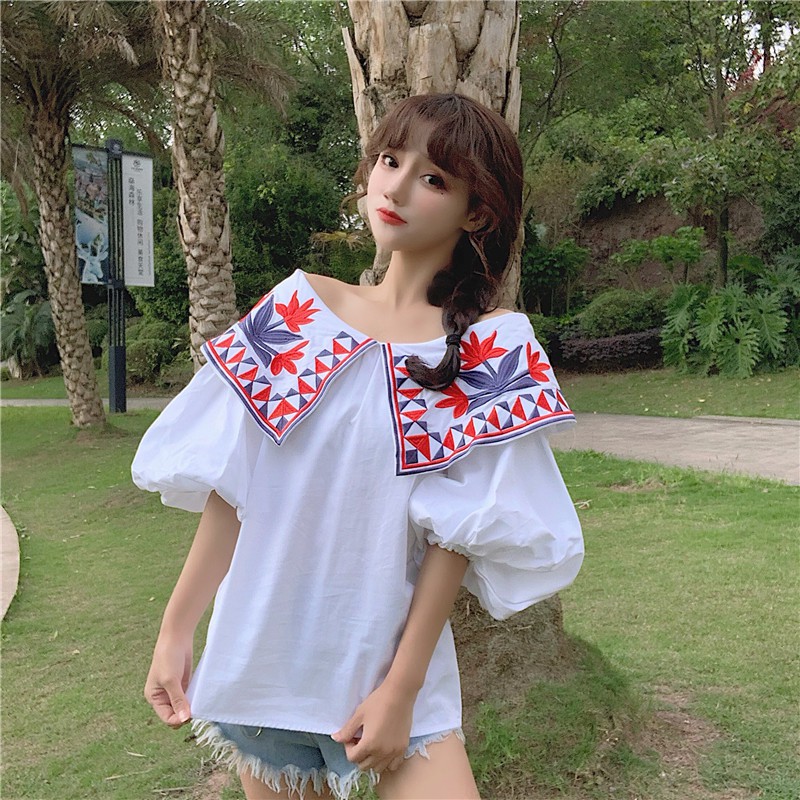 Sơ mi tay bồng siêu yêu