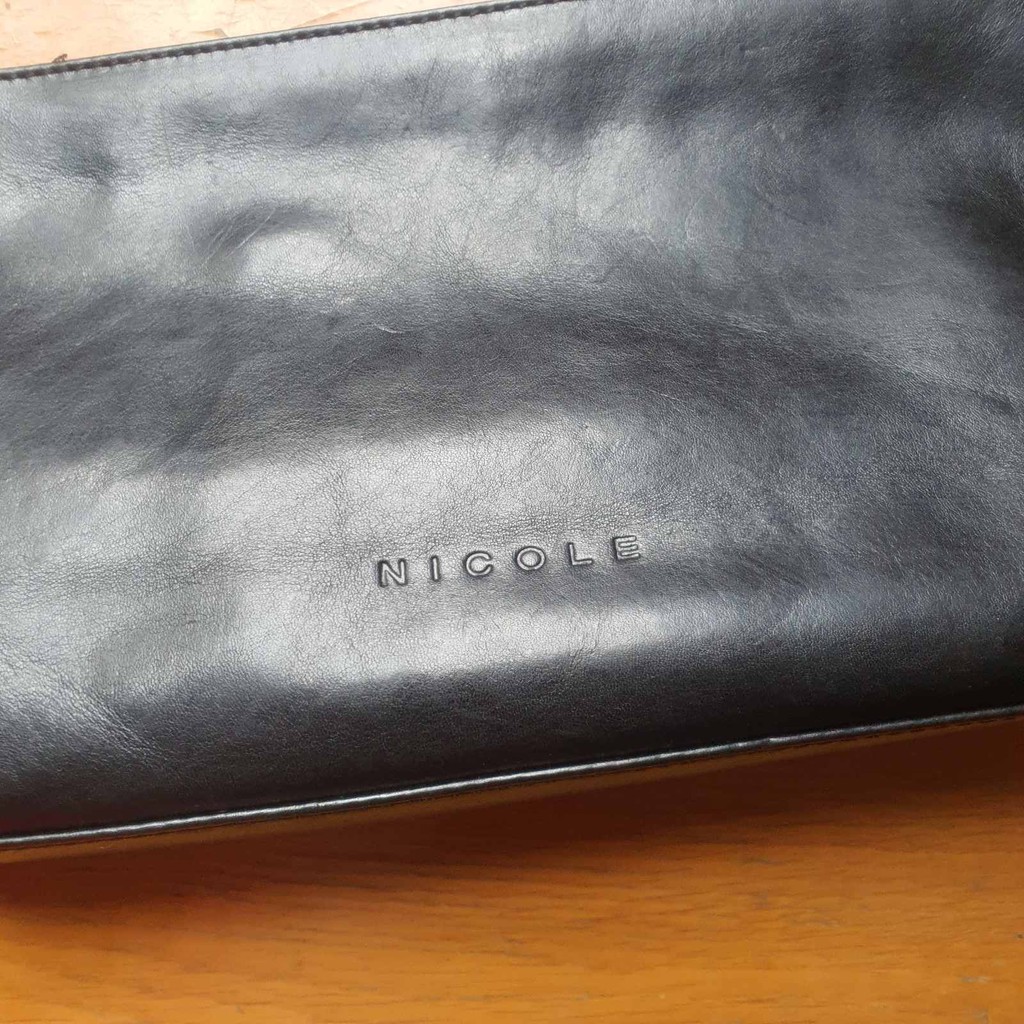 Túi đeo vai da thật hiệu Nicole St Gilles - Paris cổ điển da mềm thơm - Em và nắng