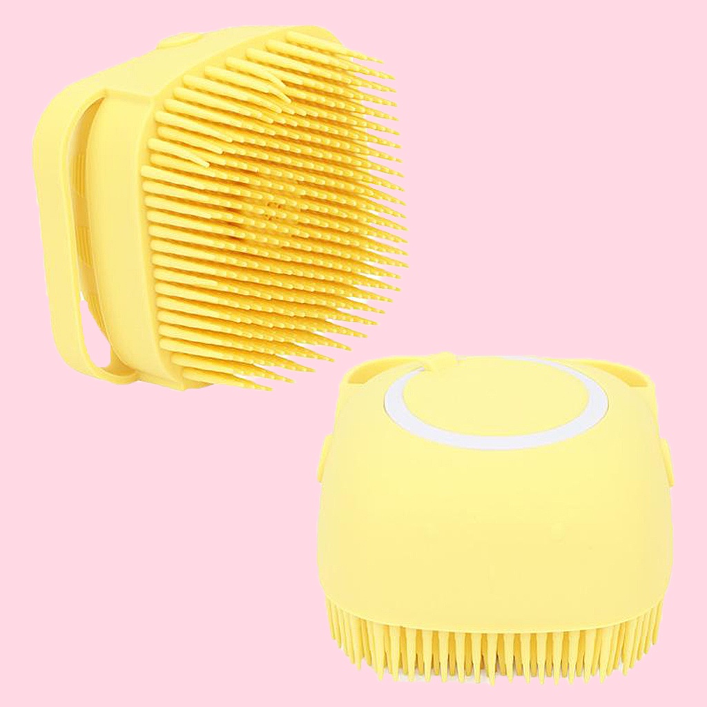 Bàn Chải Lông Mềm Mại Màu Vàng Kích Thước 8x8cm Tiện Dụng