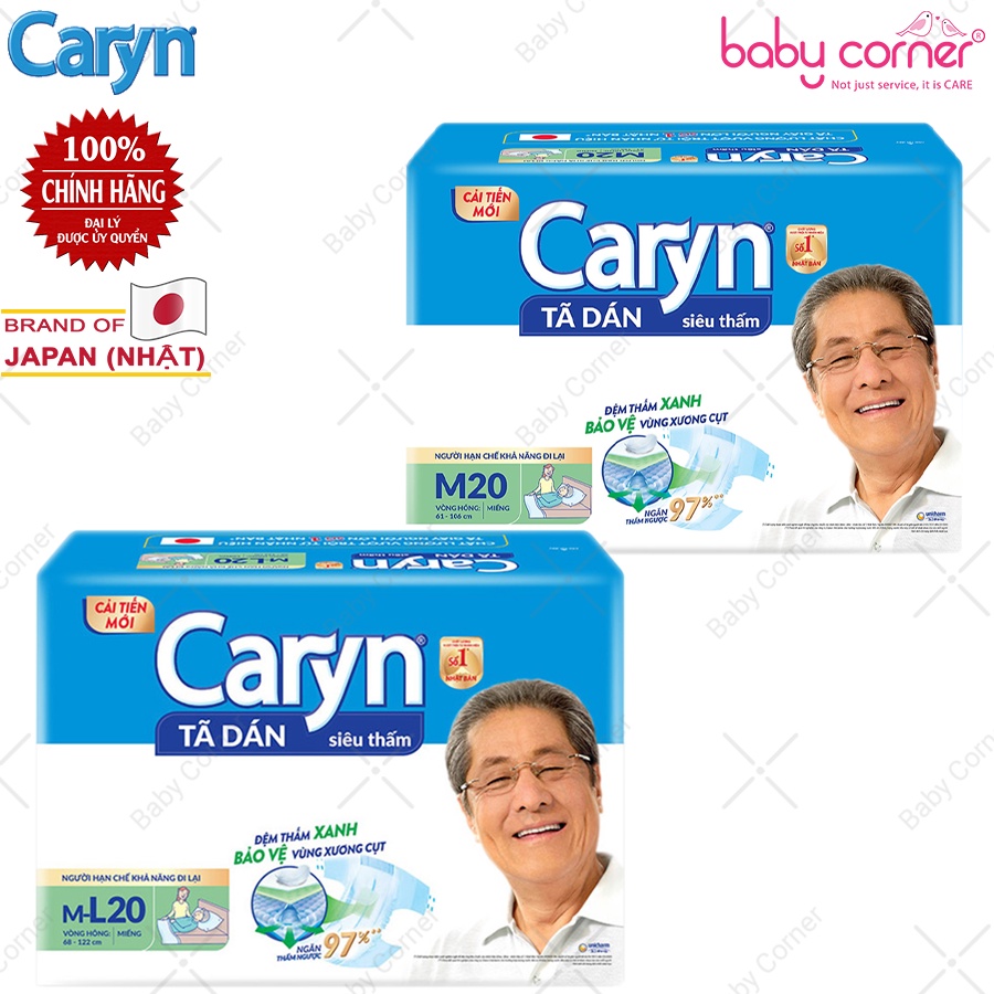 Tã Dán Người Lớn Caryn M20, M/L20