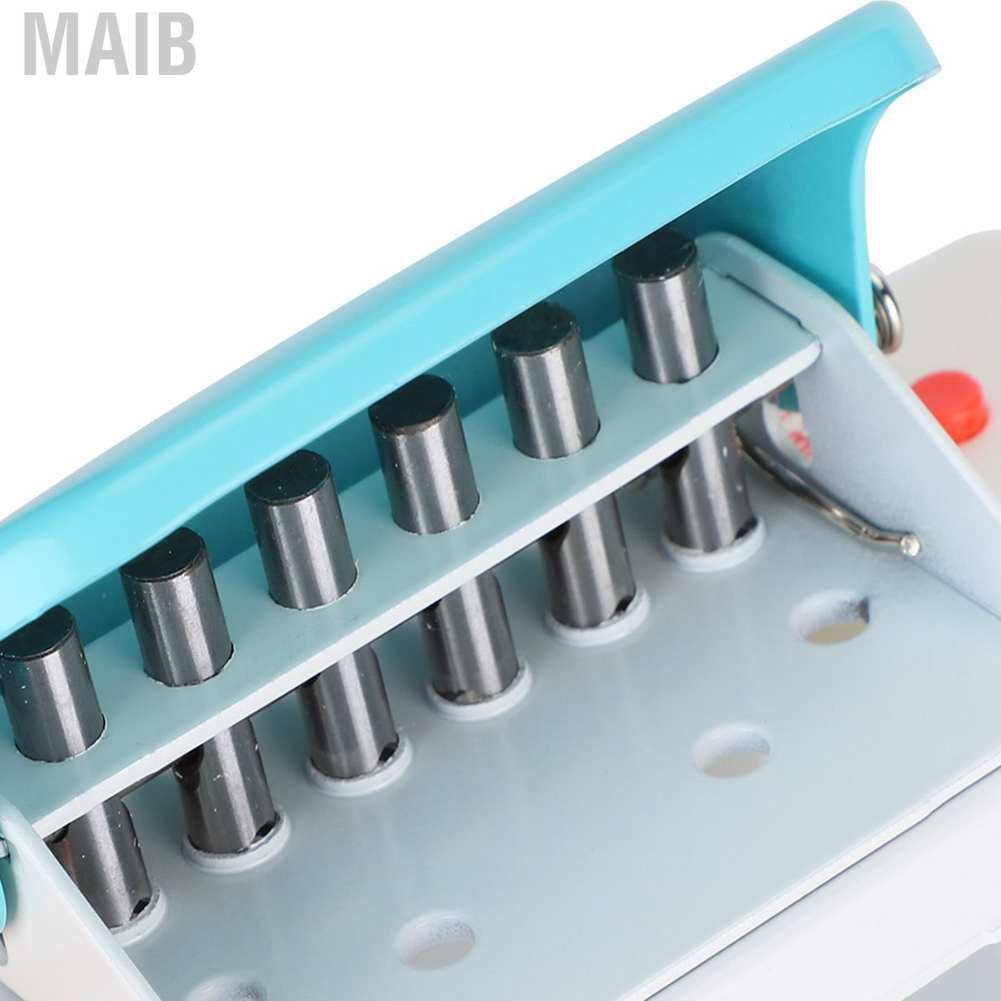 Máy Đục Lỗ Giấy A4 6 Lỗ Màu Xanh Lá Có Thể Điều Chỉnh