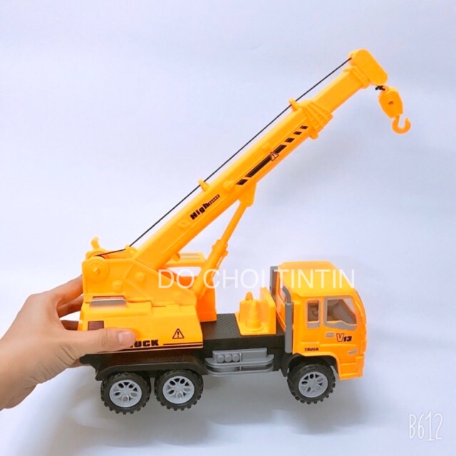 [HÀNG XỊN-LỚN-chạy TRỚN mạnh] Đồ chơi xe cần cẩu loại LỚN dài 30cm