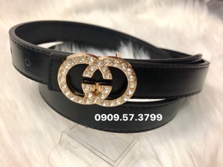  Nịt quần Logo G đính đá