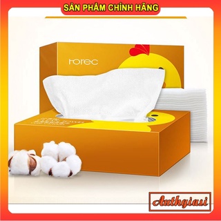 Khăn giấy đa năng CON VỊT VÀNG 50 MIẾNG Rorec Clean Towel cute cartoon