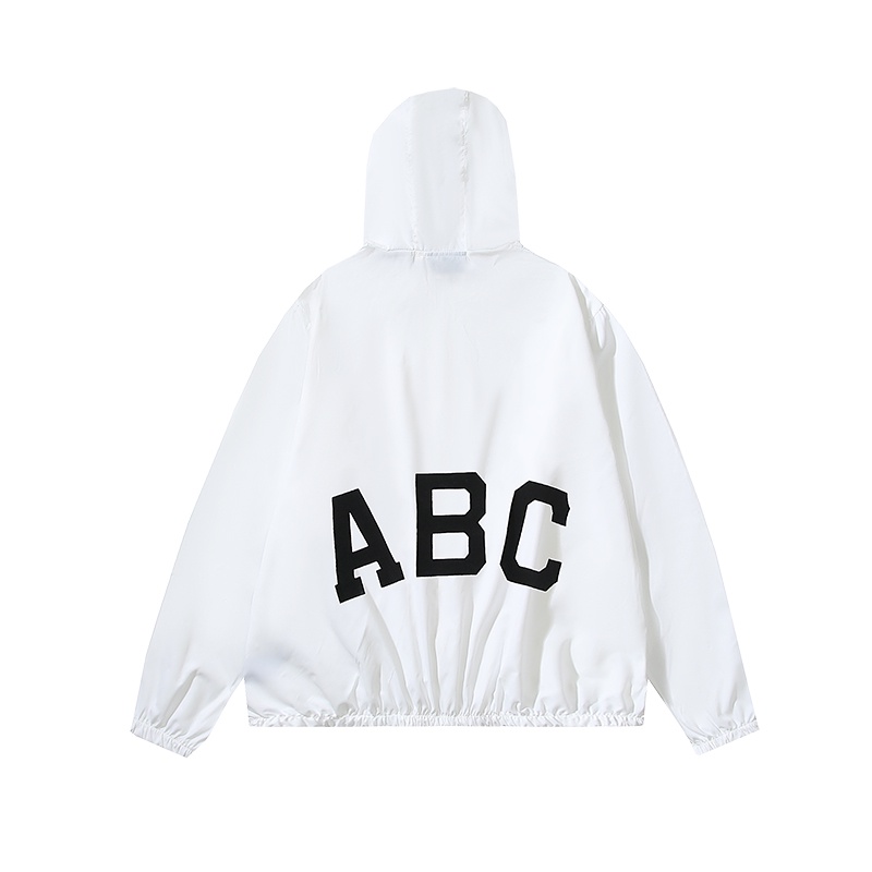 Spot Áo Khoác Chống Nắng Dáng Rộng ABC Dòng Đôi ABC Mới Nhất Cho Nam Và Nữ
