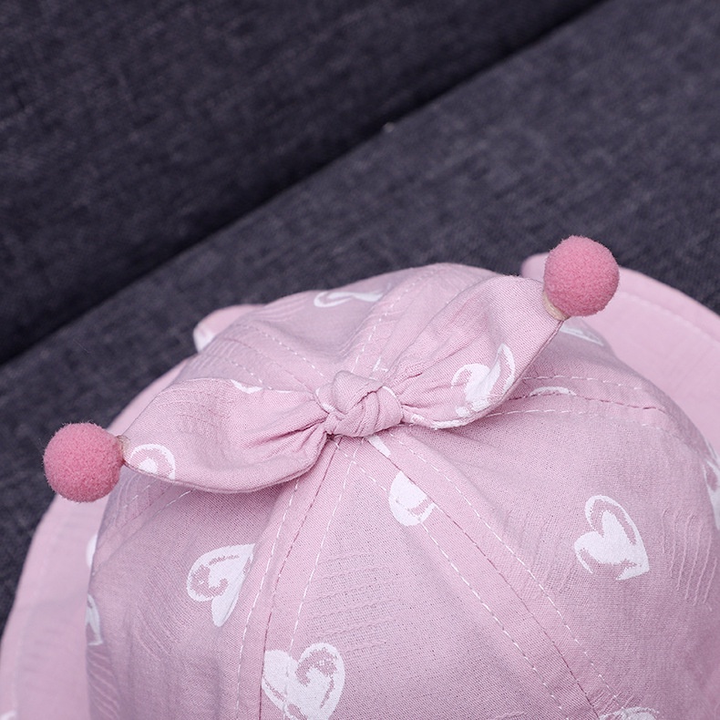 Mũ Tai Bèo - Mũ Vành Tròn Cho Bé Hoạ Tiết Dễ Thương Cho Bé gái 6 đến 18 tháng