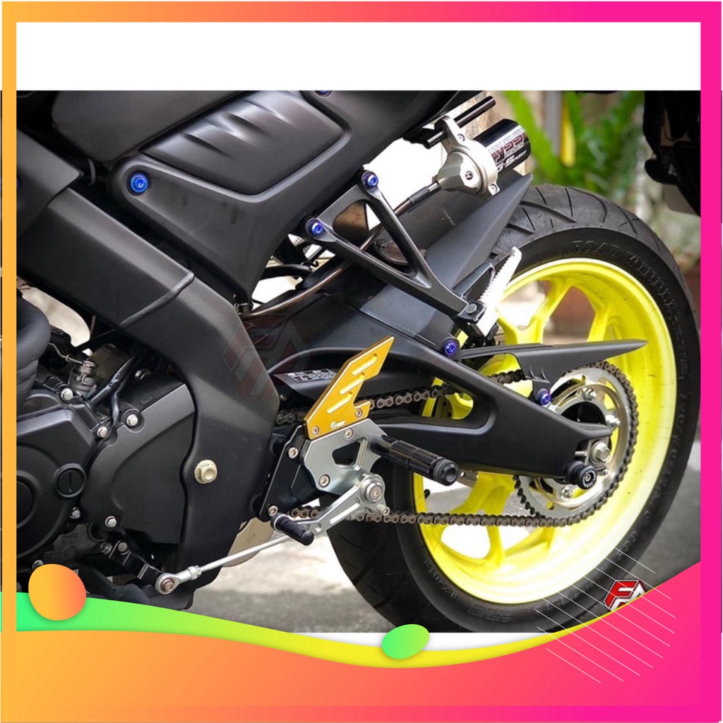 Hahong shop Dè con kéo dài cho r15v3 r15 v3 mt15 fz155 xsr