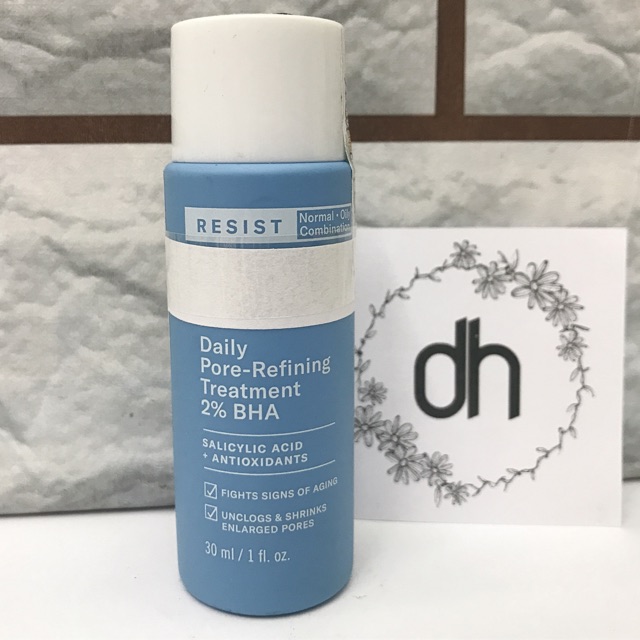 Tẩy da chết hóa học BHA thu nhỏ lỗ chân lông Paula's Choice RESIST Daily Pore-Refining Treatment 2% BHA