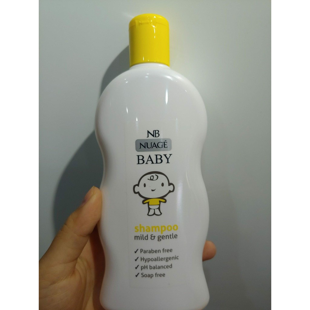 Dầu Gội Cho Bé Hương Hoa Cúc và Cỏ Hương Bài Nuage Baby Shampoo Mild & Gentle 300ml