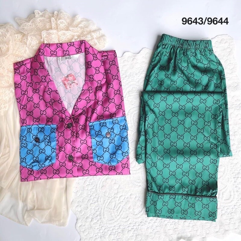 Bộ pijama G C  latin siêu sang màu siêu lạ siêu đẹp | BigBuy360 - bigbuy360.vn