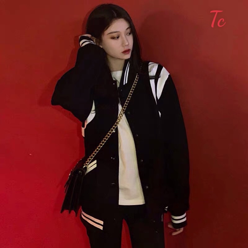 Áo khoác Bomber dù Unisex Ulzzang nam nữ Nhiều Mẫu Hot Áo Bomber dù lên from mặc siêu đẹp