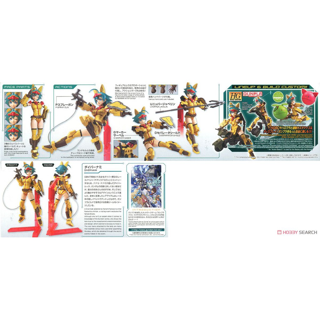 Mô hình Gundam Figure-Rise Standard Build Diver Nami