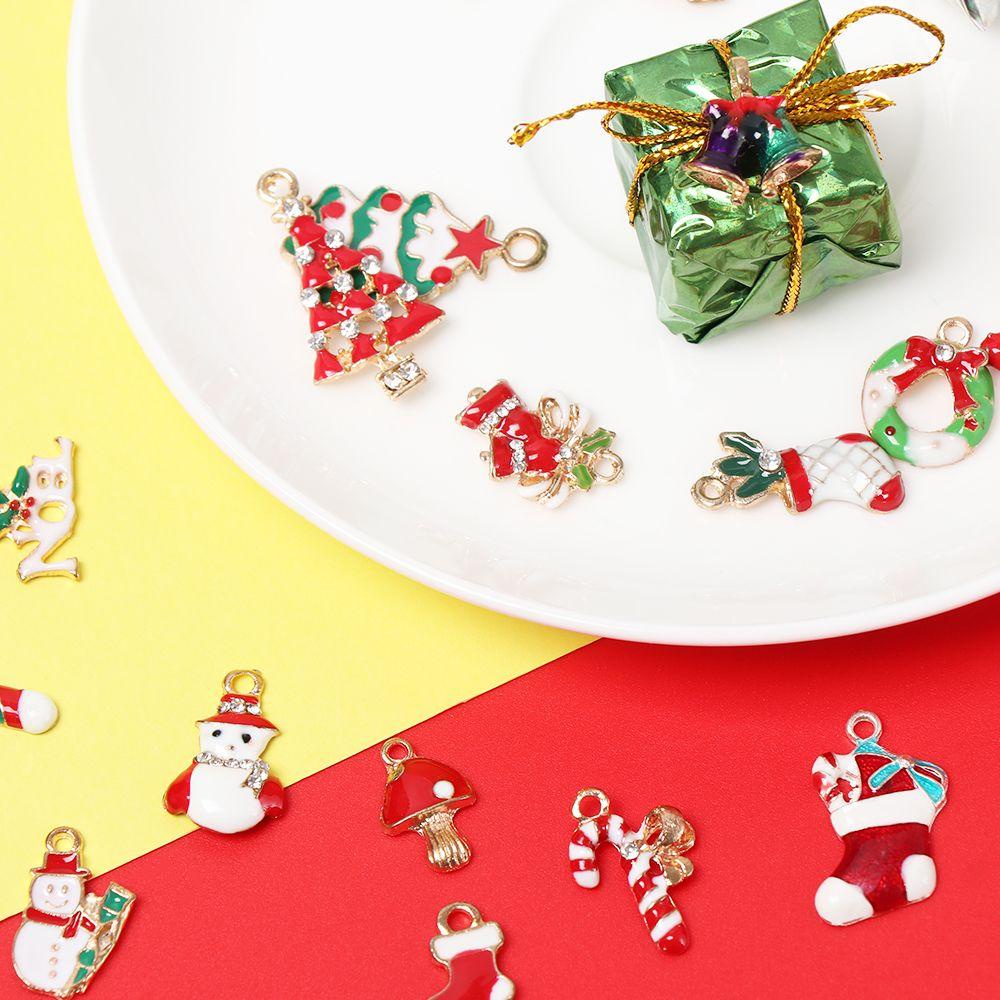CONOPERY Bộ 14 / 19 Phụ Kiện Treo Trang Trí Giáng Sinh Bằng Hợp Kim Xinh Xắn
