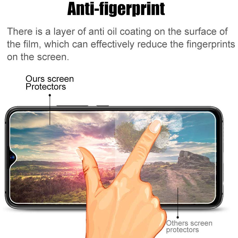 Kính cường lực 9H cho Xiaomi Redmi Note 8/ Note 8 Pro