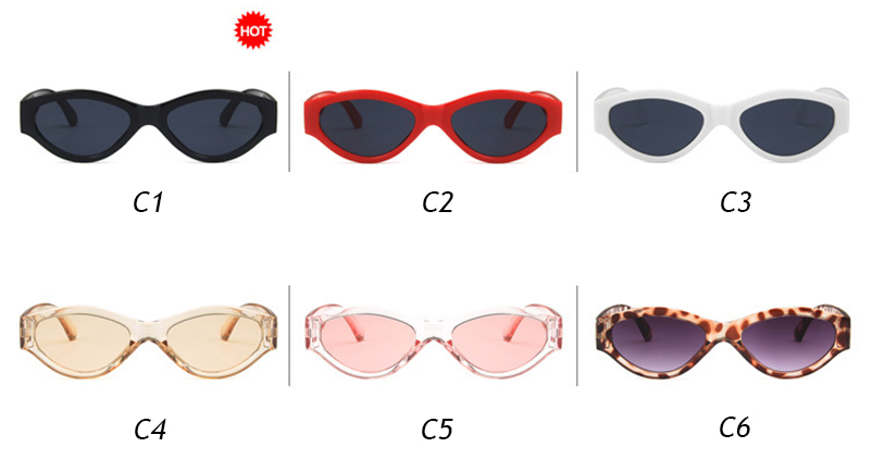 Kính mát gọng nhỏ phong cách hip hop Hàn Quốc cá tính thời trang cho nữ