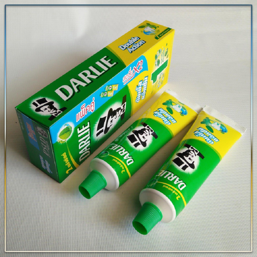 Kem Đánh Răng Ông Tây Darlie 225gr Thái Lan Chắc Khỏe Trắng Sáng Làm Sạch Mảng Bám Bảo Vệ Men Răng - HT146
