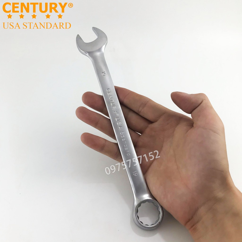 ⚜️FREESHIP⚜️ Bộ cờ lê CENTURY USA STANDARD 14 chi tiết 10-32mm (Vòng miệng - Đầu tròng) - Hàng chính hãng