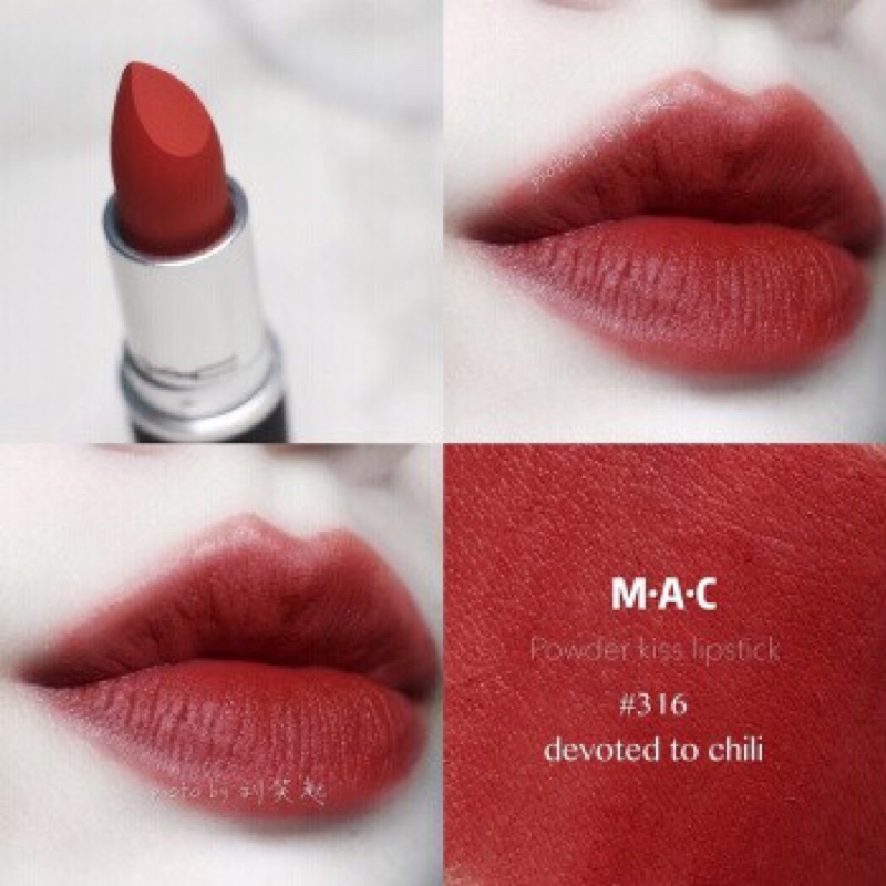 MAC POWDER KISS DEVOTED TO CHILI 316 - Đỏ Đất