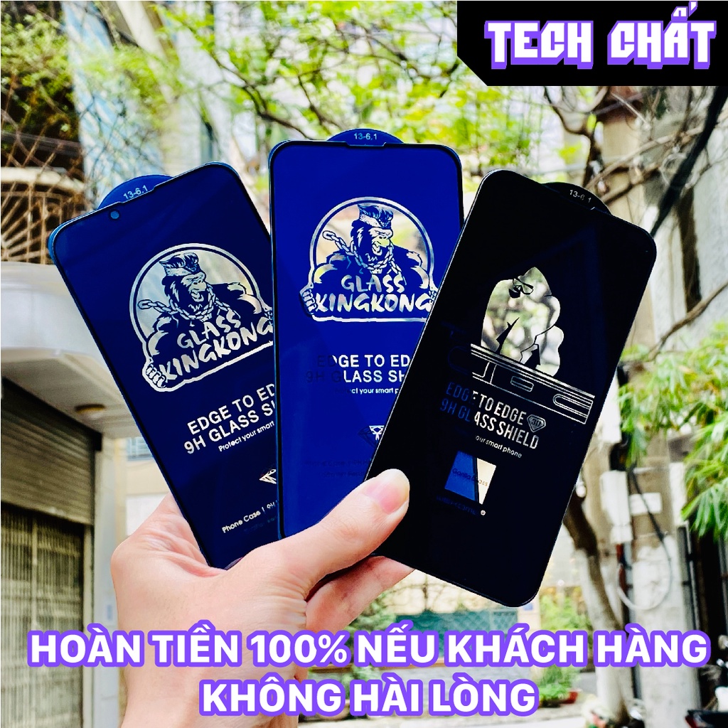 Kính cường lực KingKong CHỐNG NHÌN TRỘM chính hãng wekome cho iphone 6 7 8 se x xr xs 11 12 13 14 plus pro max tech chất