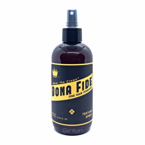 Bona Fide Texture Spray 250ml - Chai xịt dưỡng và tạo phồng giữ nếp cho tóc (Pre-Styling) cao cấp